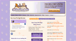 Desktop Screenshot of kencarylpetspa.com
