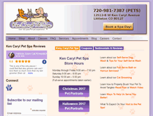 Tablet Screenshot of kencarylpetspa.com